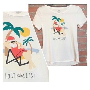 𝅺lost the List Santa T-shirt by Old Navy